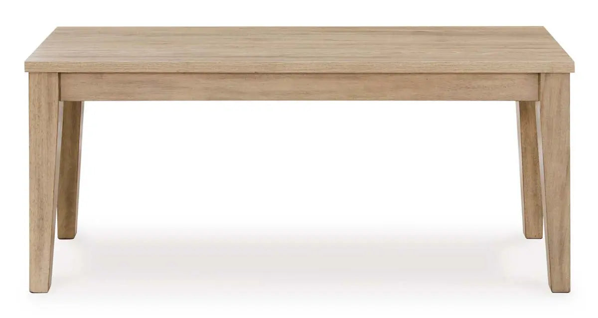 Ashley Gleanville 6Pc Dining Set in Light Brown - Complete Home Furnish