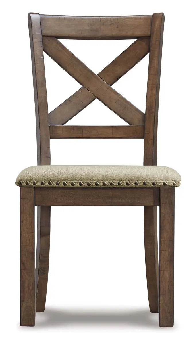 Ashley Moriville 6Pc Dining Set in Grayish Brown - Complete Home Furnish