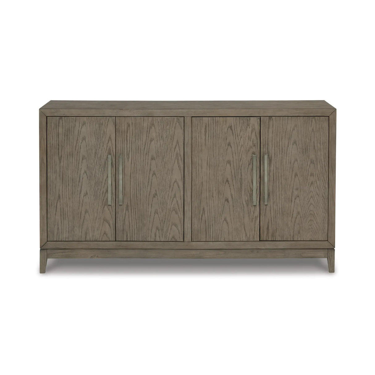 Ashley Chestner Server in Grey Brown Signature Design by Ashley
