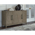 Ashley Chestner Server in Grey Brown Signature Design by Ashley