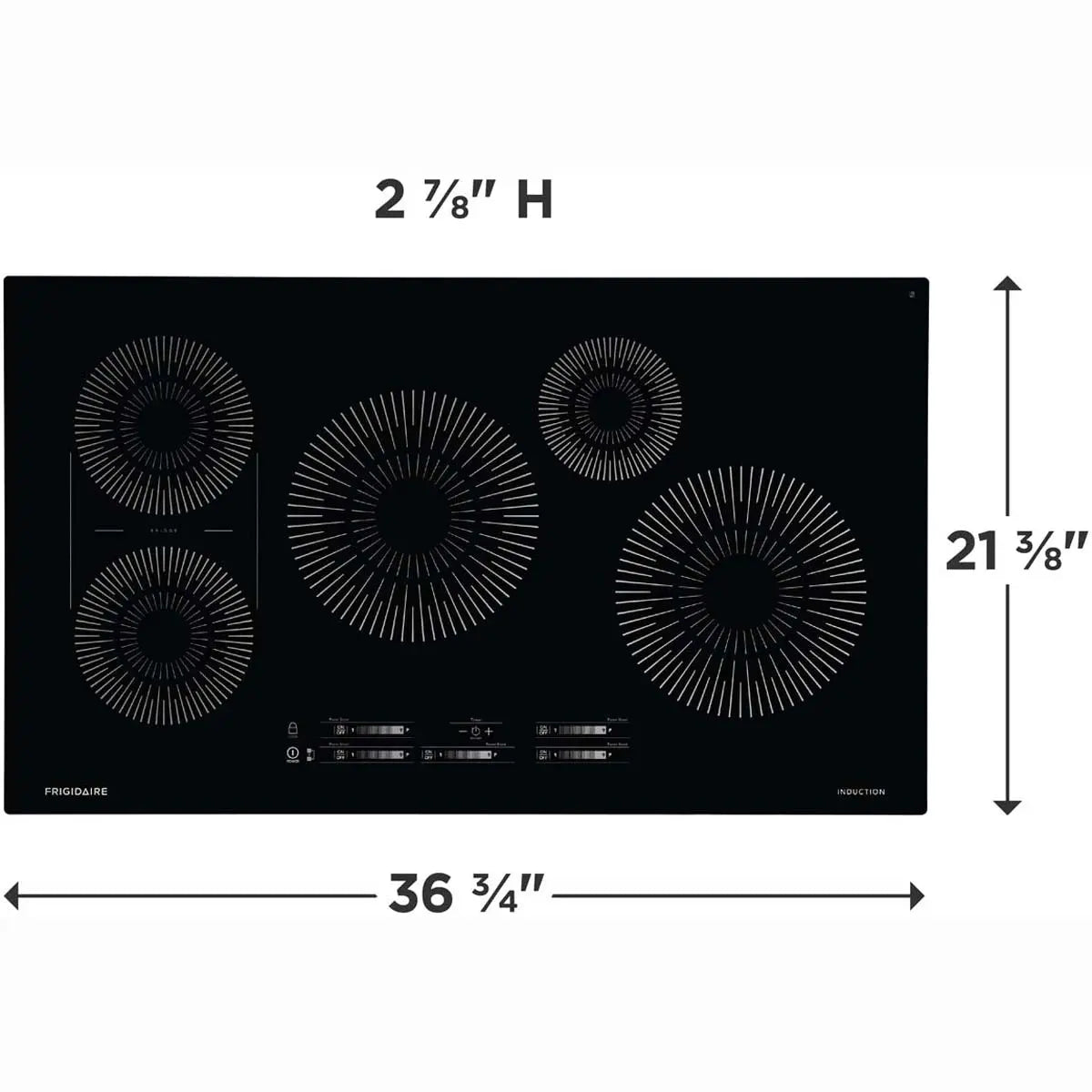 Frigidaire 36'' Induction Cooktop in Black FCCI3627AB Frigidaire