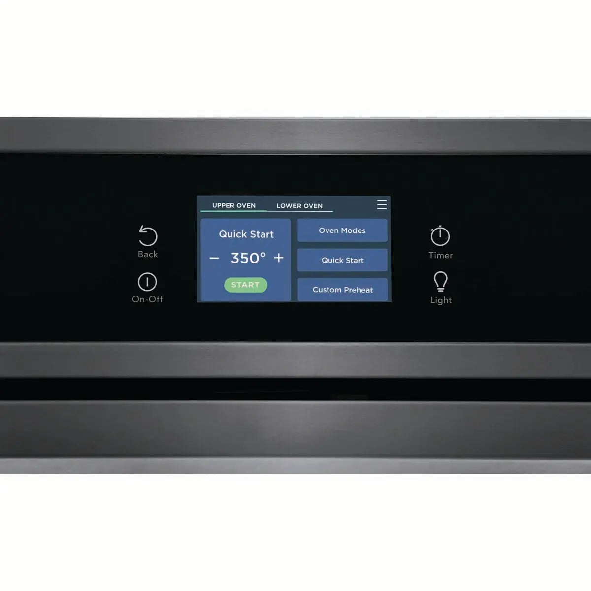 Frigidaire 30'' Double Electric Wall Oven with Fan Convection in Black Stainless Steel FCWD3027AD Frigidaire