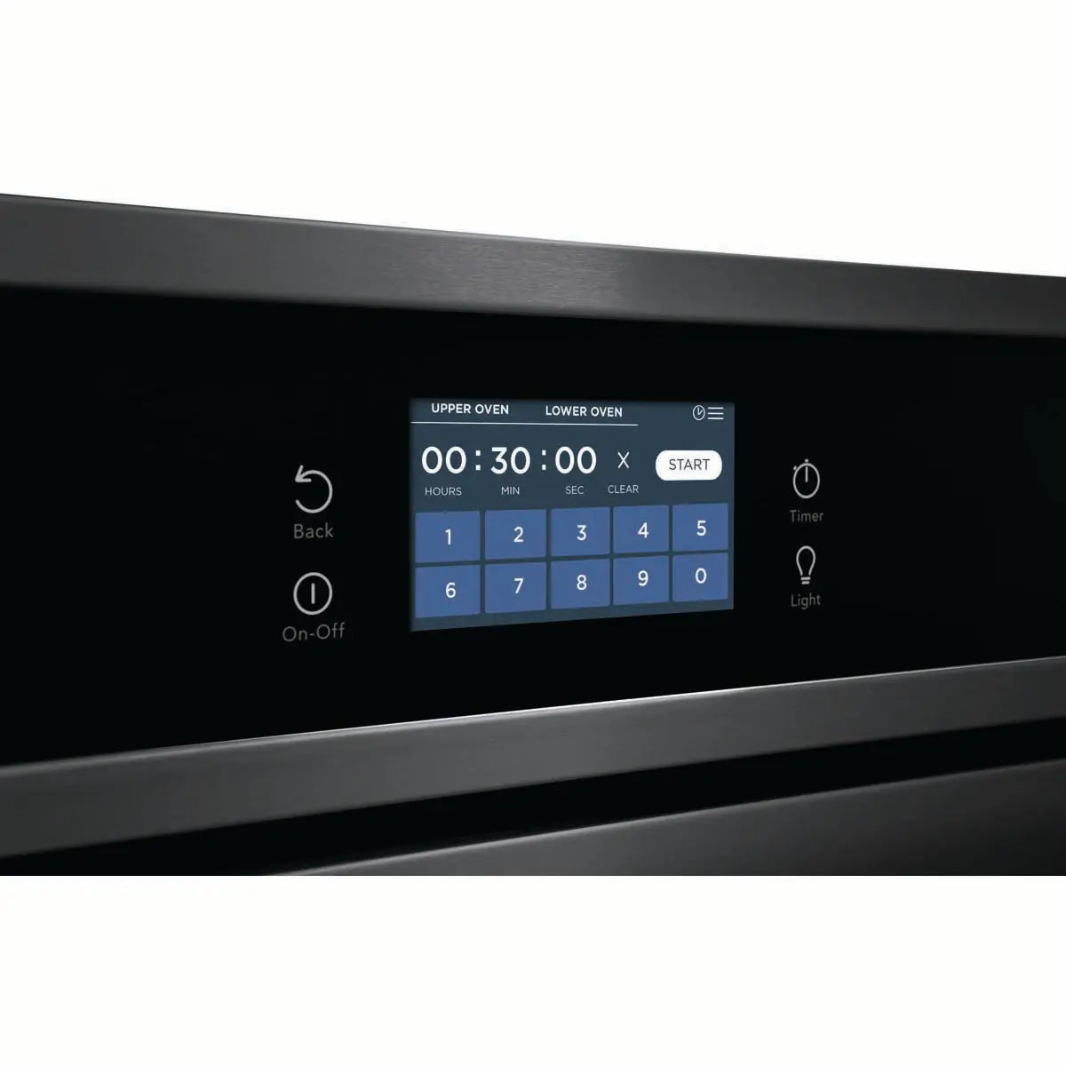 Frigidaire 30'' Double Electric Wall Oven with Fan Convection in Black Stainless Steel FCWD3027AD Frigidaire