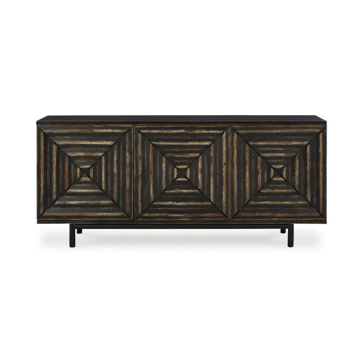 Ashley Fair Ridge Accent Cabinet in Black Signature Design by Ashley