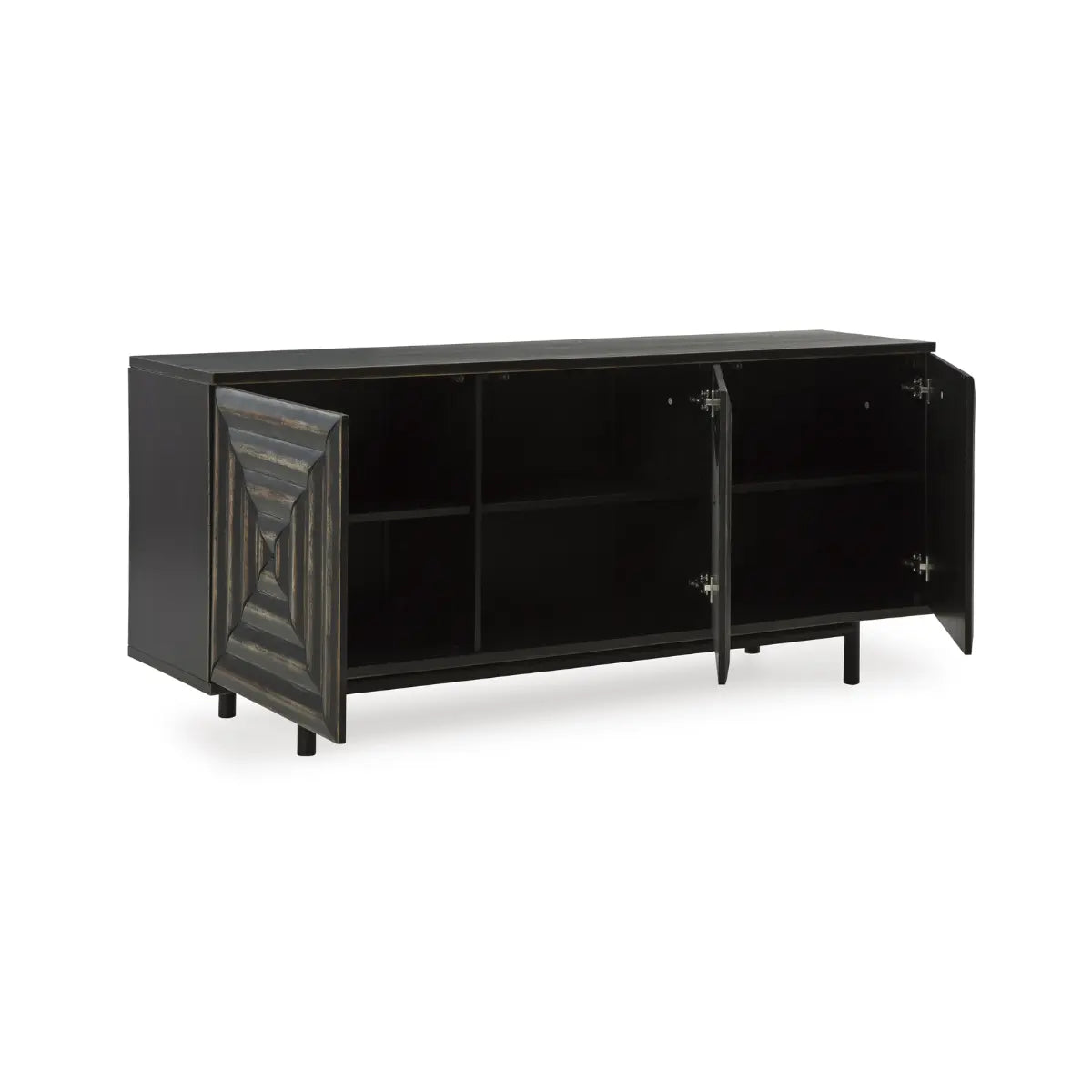 Ashley Fair Ridge Accent Cabinet in Black Signature Design by Ashley