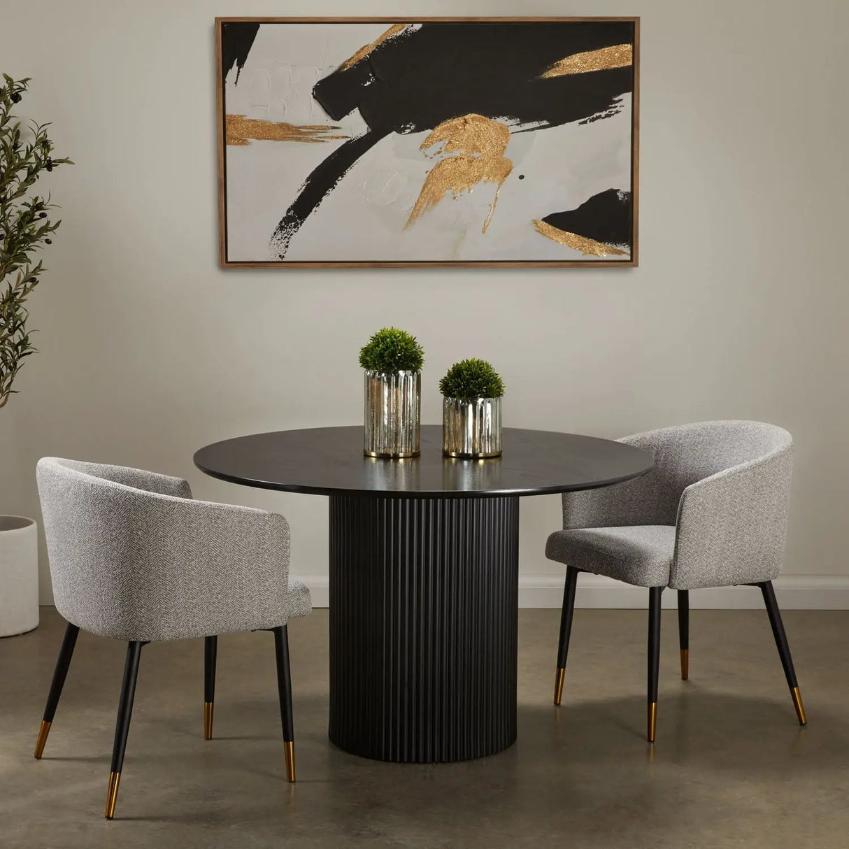 Harmony Dining Table in Black - Xcella Furniture