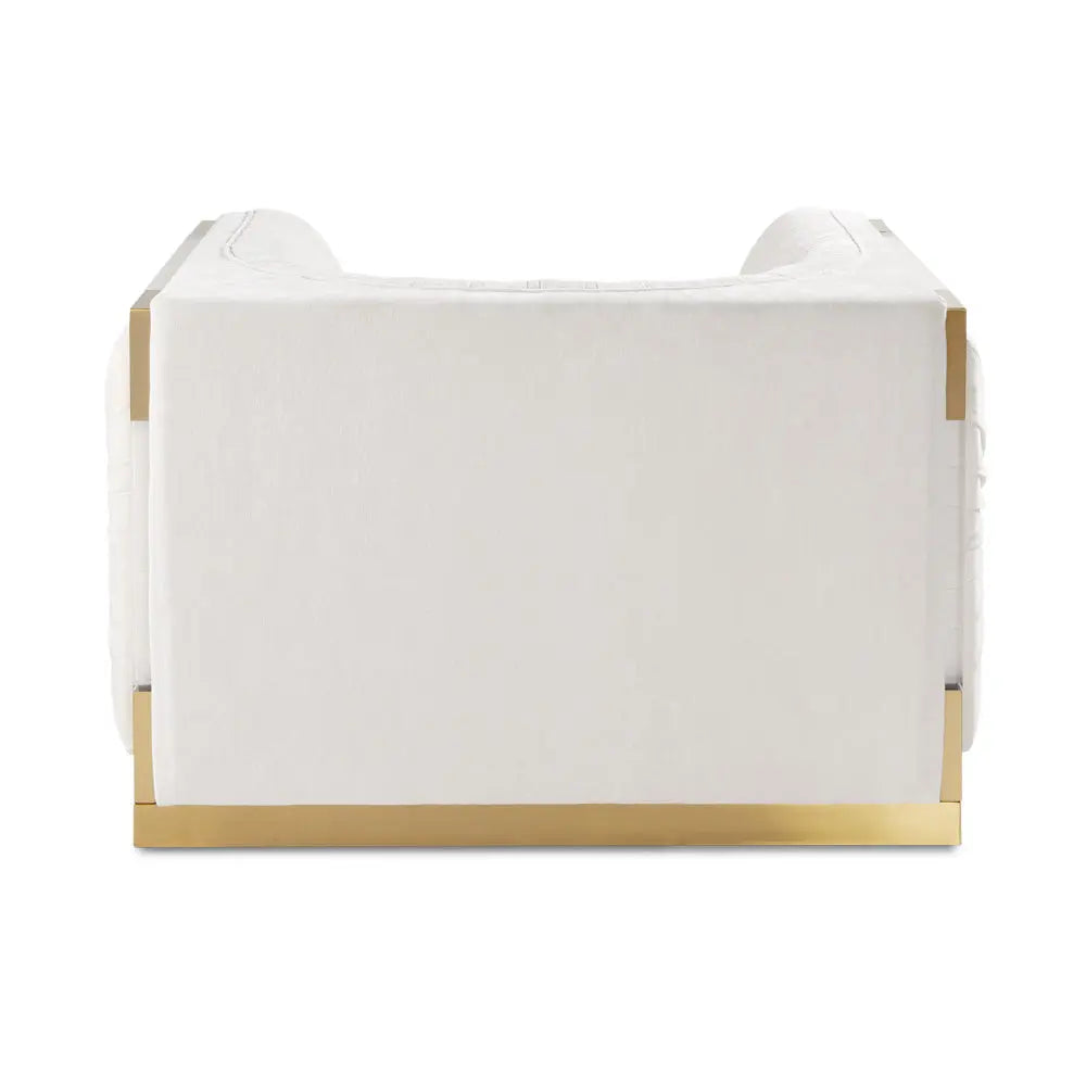 PALOMA Gold Accent Chair - Complete Home