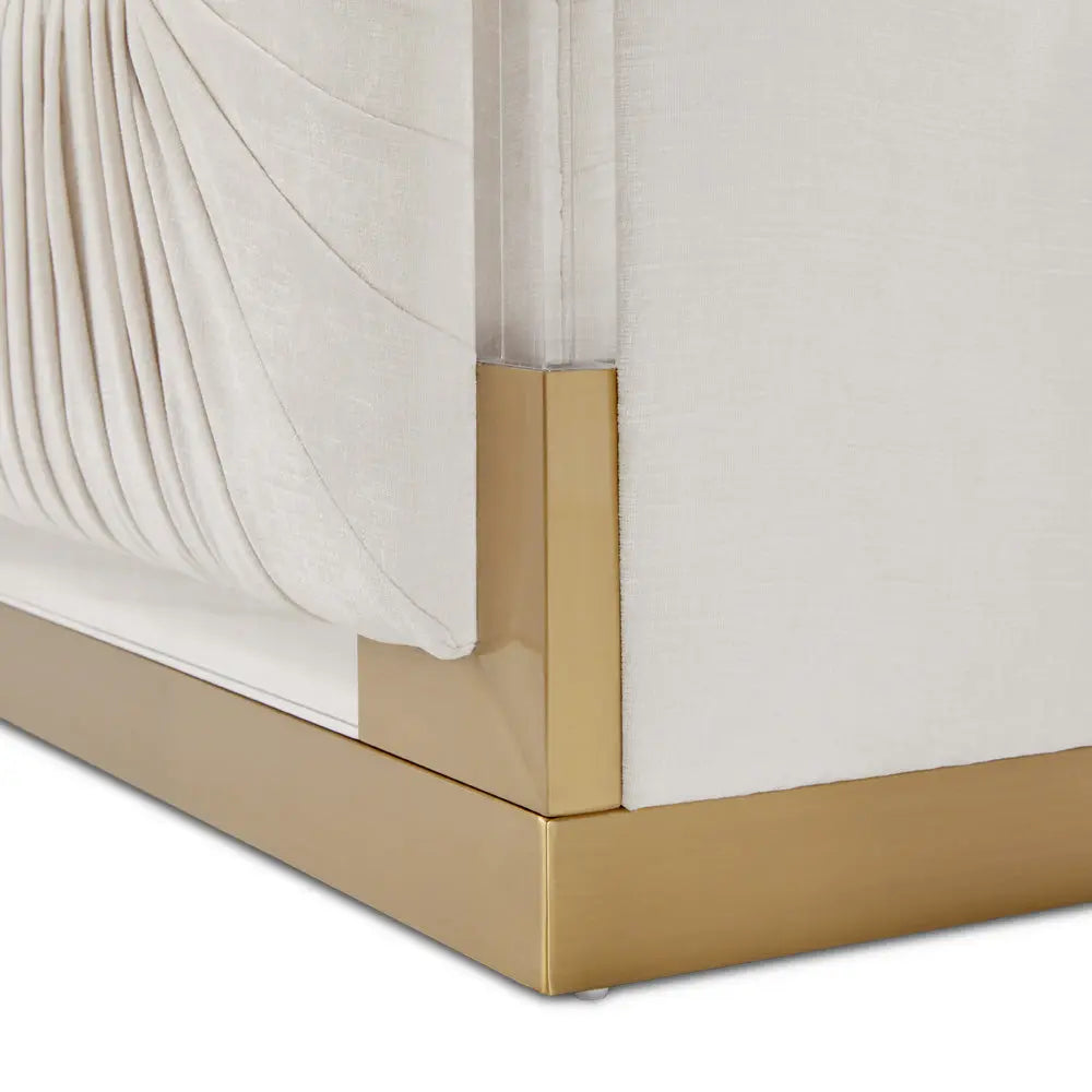 PALOMA Gold Accent Chair - Complete Home