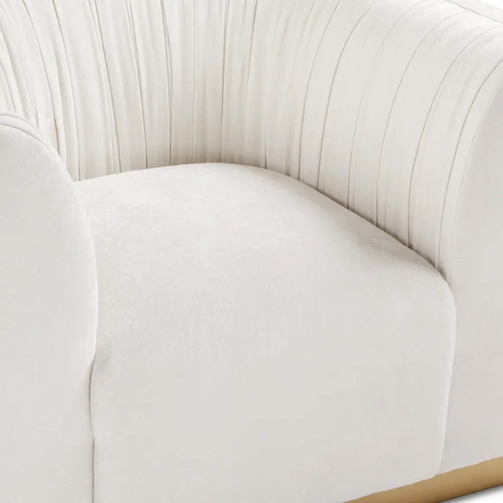 PALOMA Gold Accent Chair - Complete Home