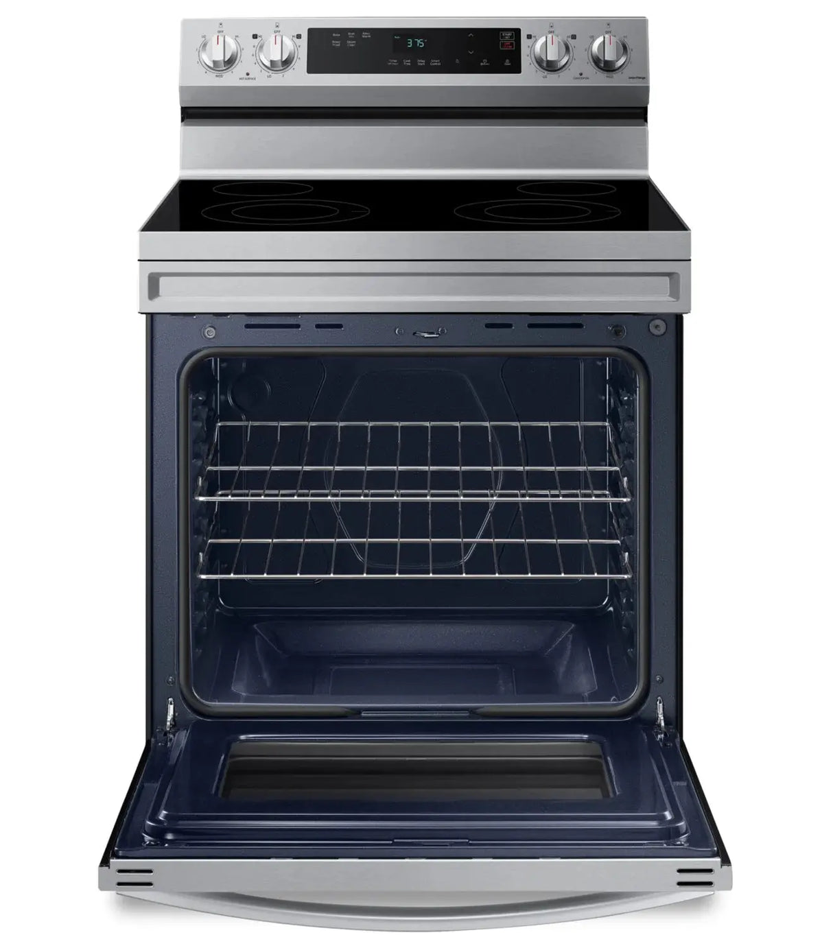 Samsung 30 inch 6.3 cu. ft. Freestanding Electric Range in Stainless Steel NE63A6111SS Samsung