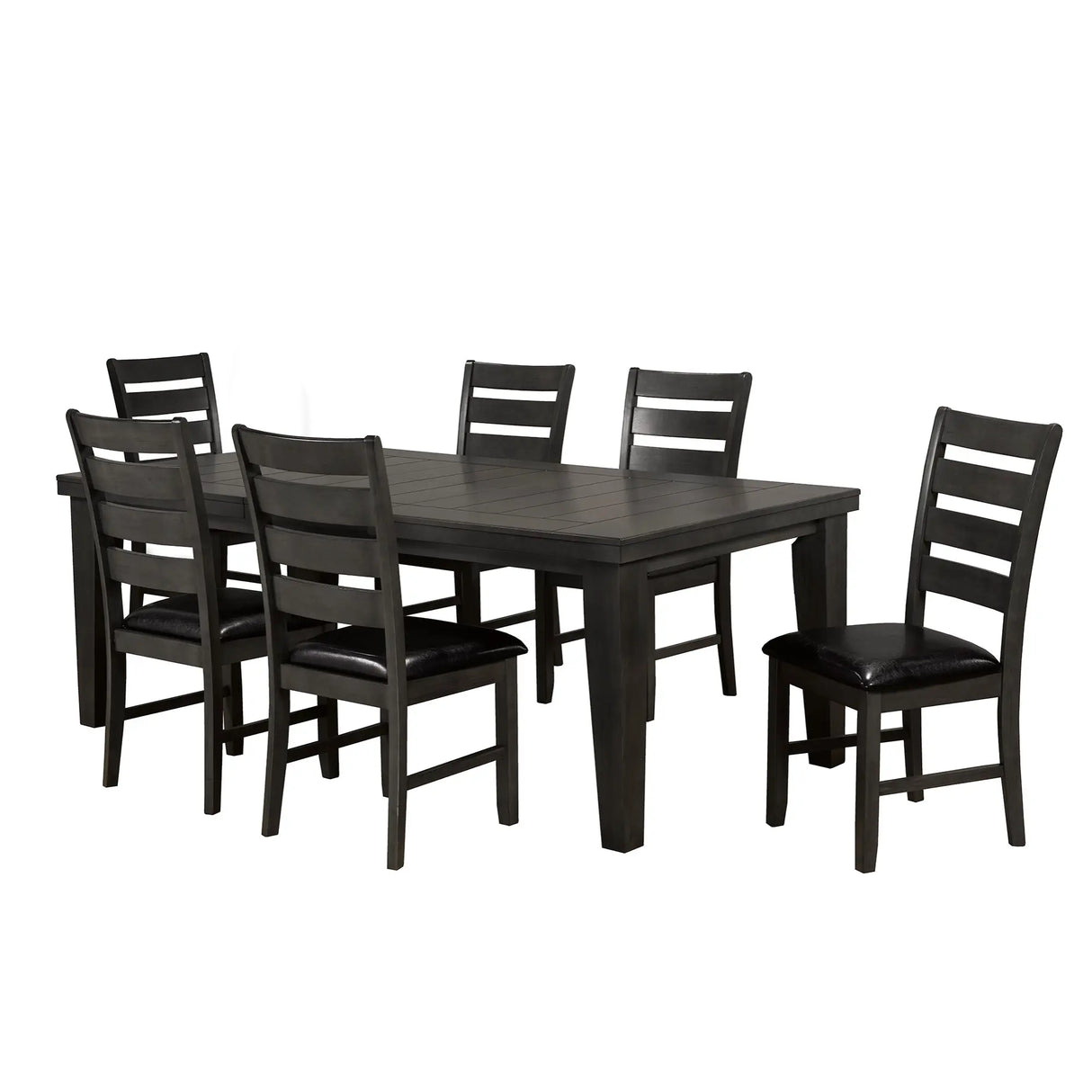 Oakley Dining Set in Dark Grey Brassex