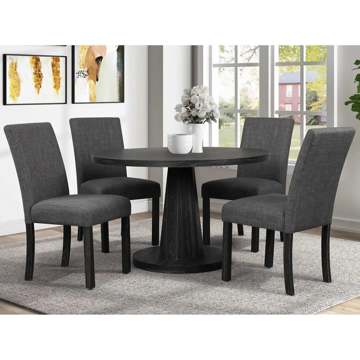 Orchid Dining Set in Grey Kwality