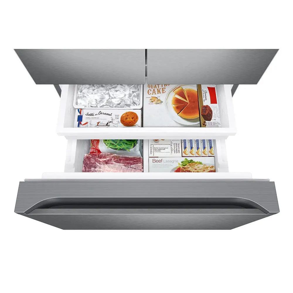 Samsung 30 inch 22 Cu. Ft. French-Door Refrigerator in Stainless Steel RF22A4111SR Samsung