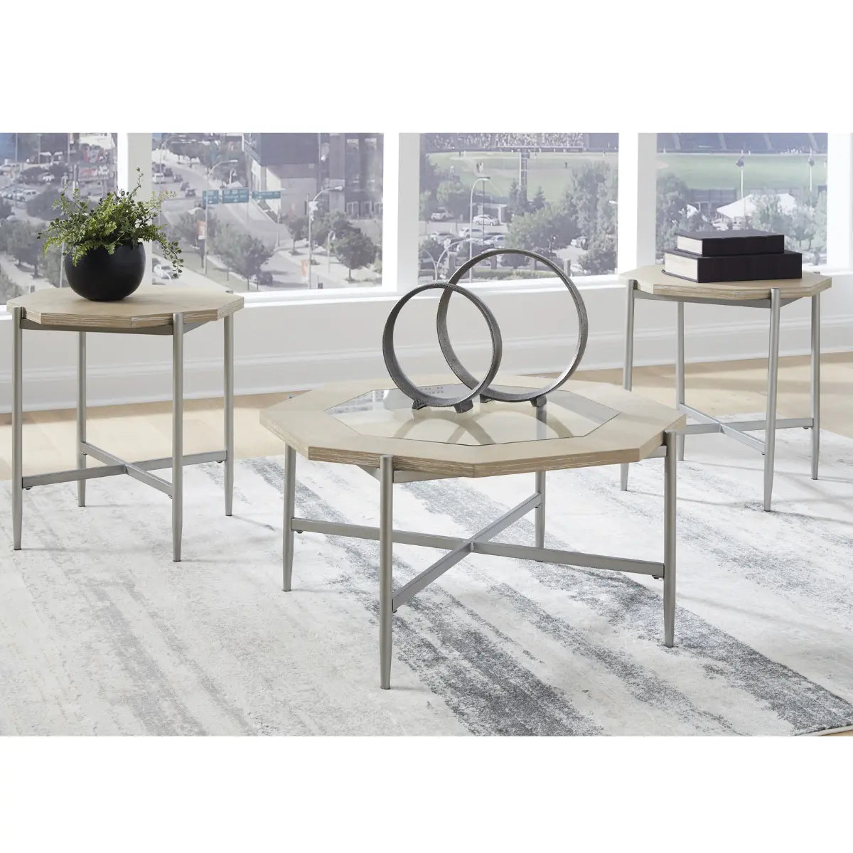 Ashley Varlowe Occasional Table Set Signature Design by Ashley