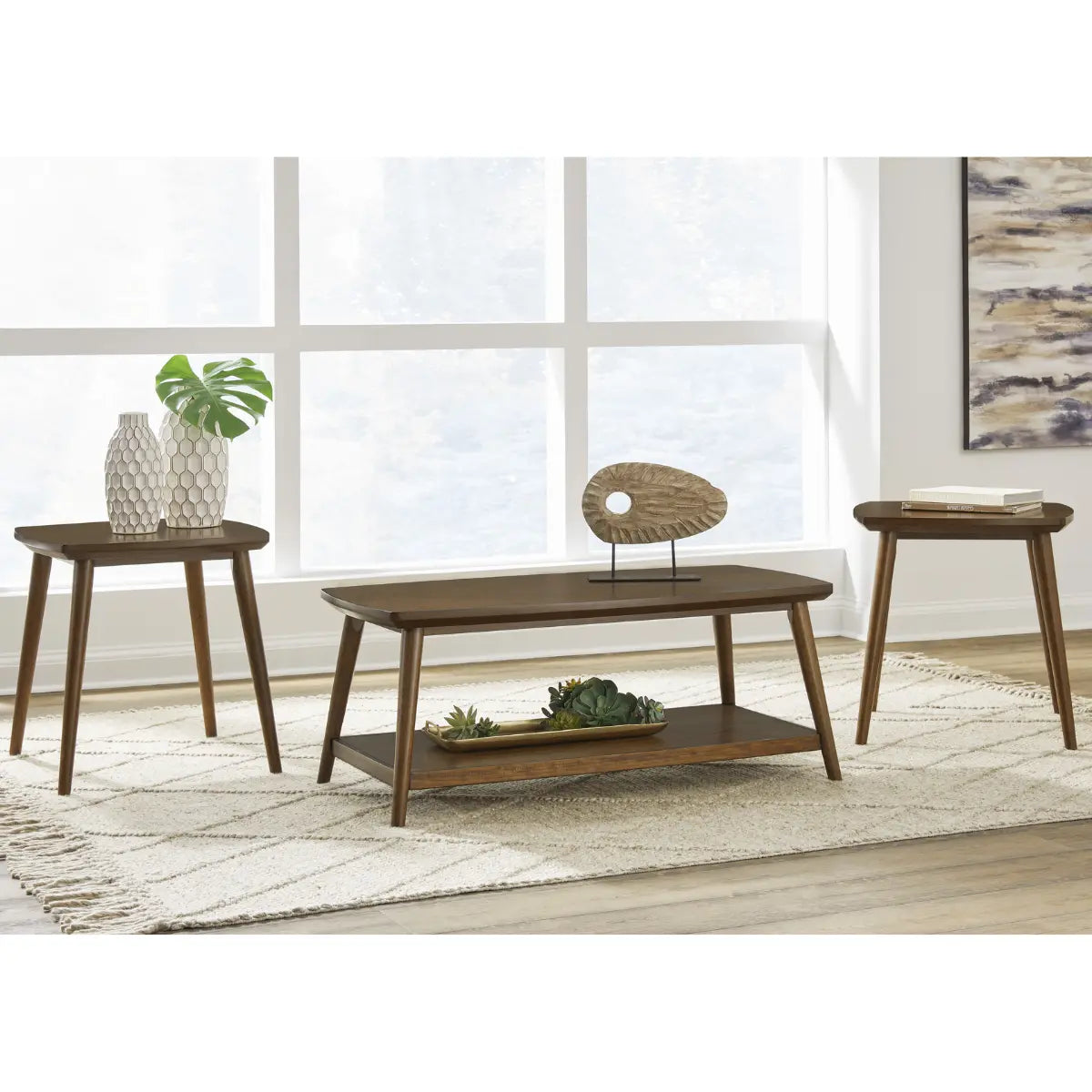 Ashley Lyncott Occasional Table Set Signature Design by Ashley
