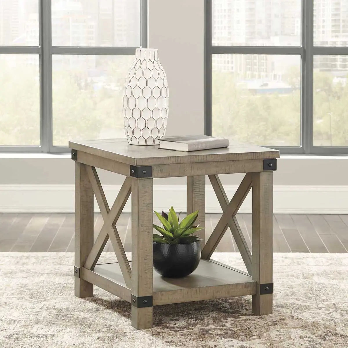 Ashley Aldwin Rectangle End Table - Brampton Furniture Store