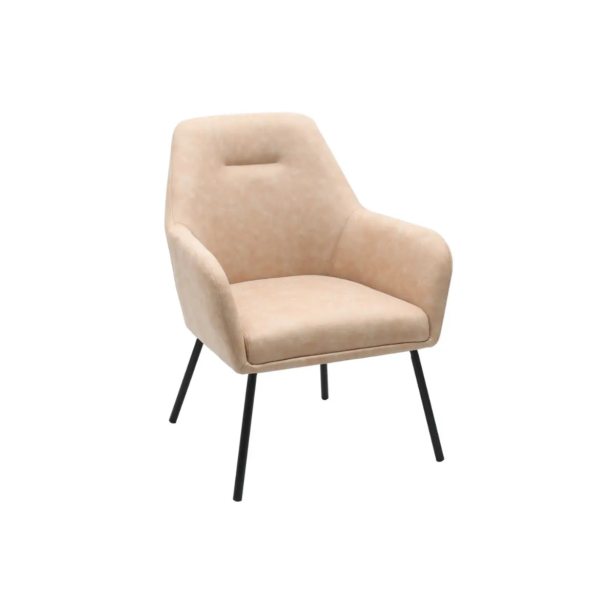 Arlo Dining Chair Set in Beige Brassex