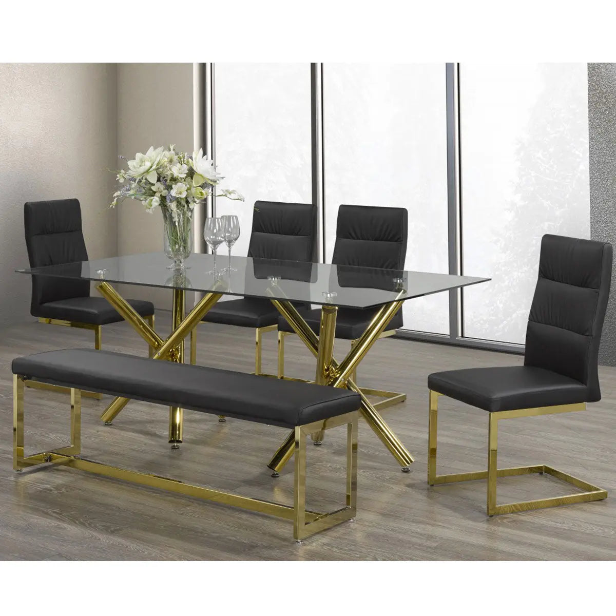 Avalon 6-Piece Dining Set | Complete Home Furniture