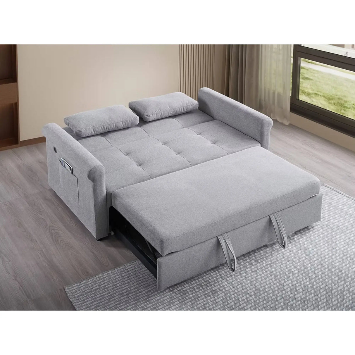 9045 Sofa Bed in Grey I.F.Furniture