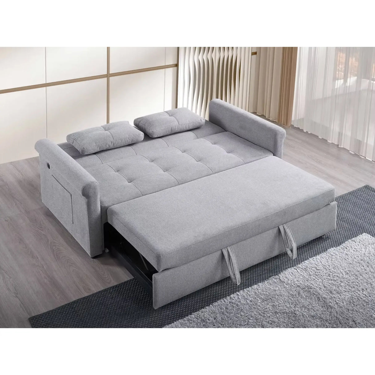 9046 Sofa Bed in Grey I.F.Furniture