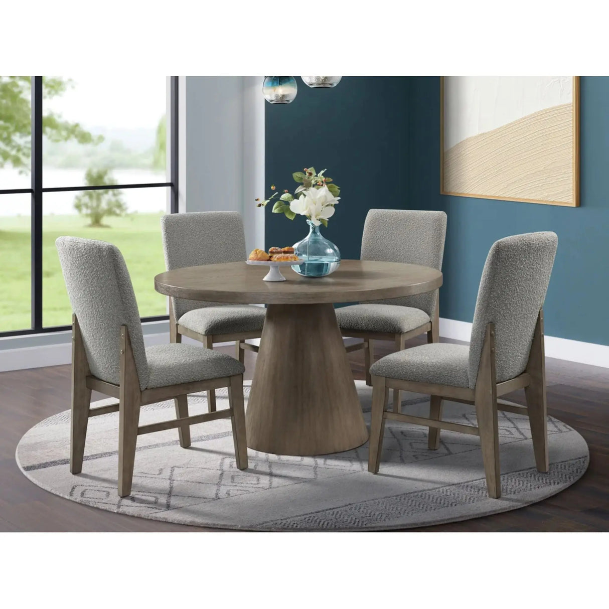 Portland Round Dining Set Complete Home Furnish