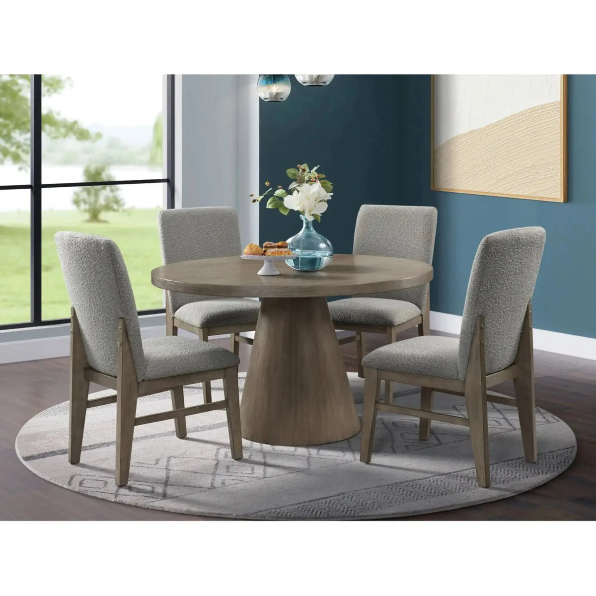 Portland Round Dining Set Complete Home Furnish