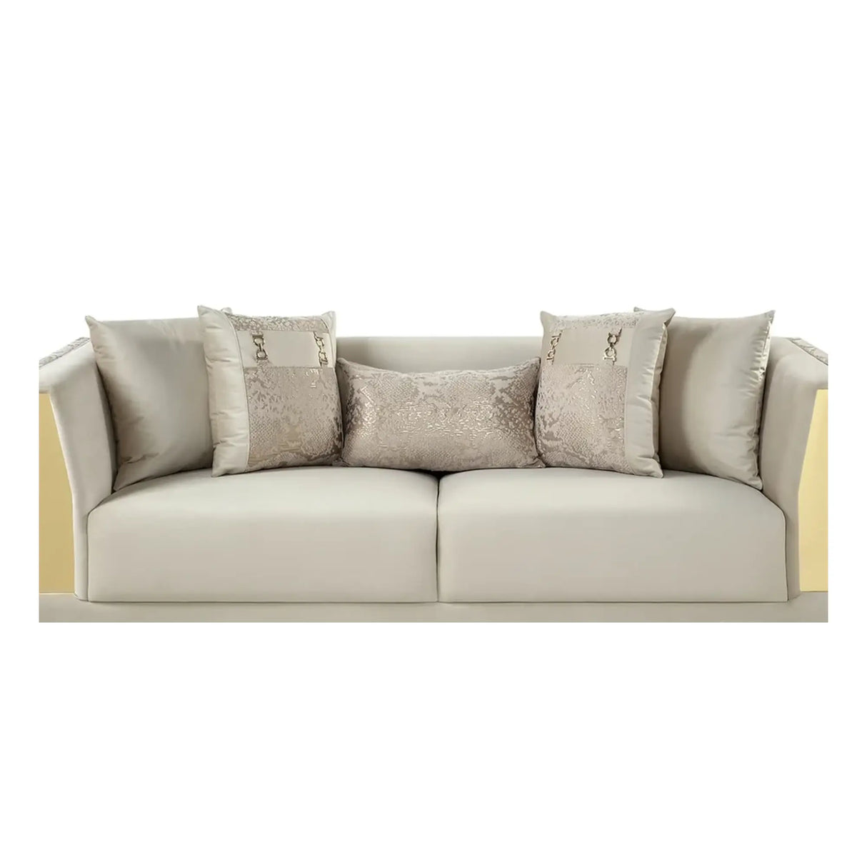 Monaco Sofa Set in Cream Complete Home Furnish
