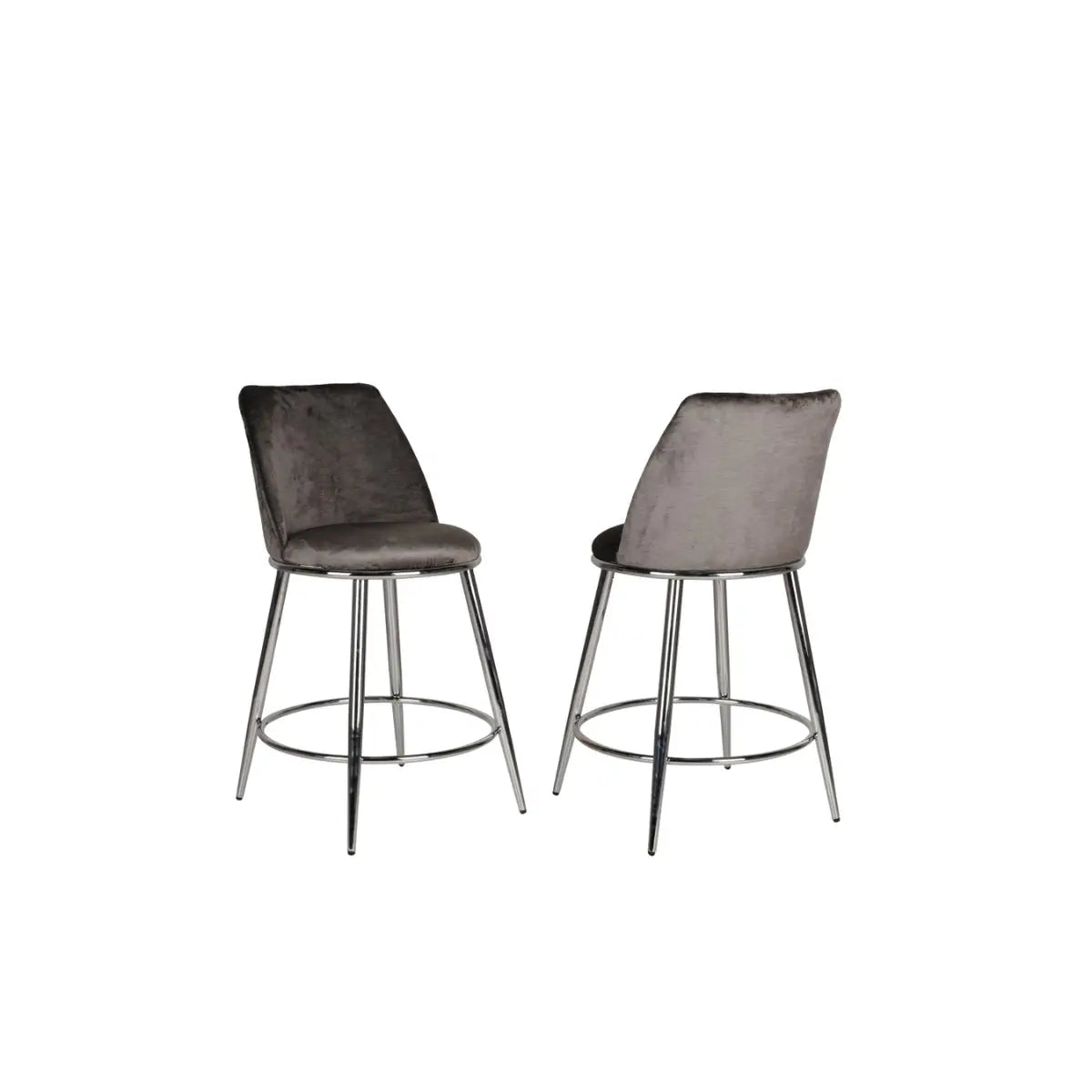 Nova Barstool Set in Grey Brassex