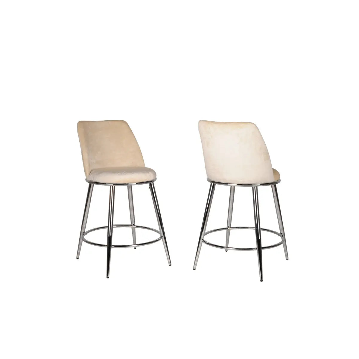 Nova Barstool Set in Beige Brassex