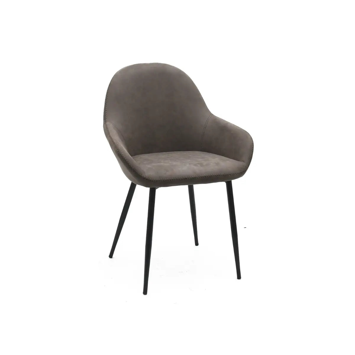 Odessa Dining Chair Set in Grey Brassex