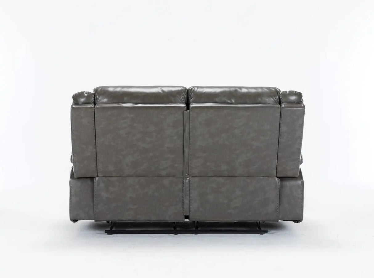 Salem Grey Motion Sofa and Loveseat Set - Complete Home Furnish