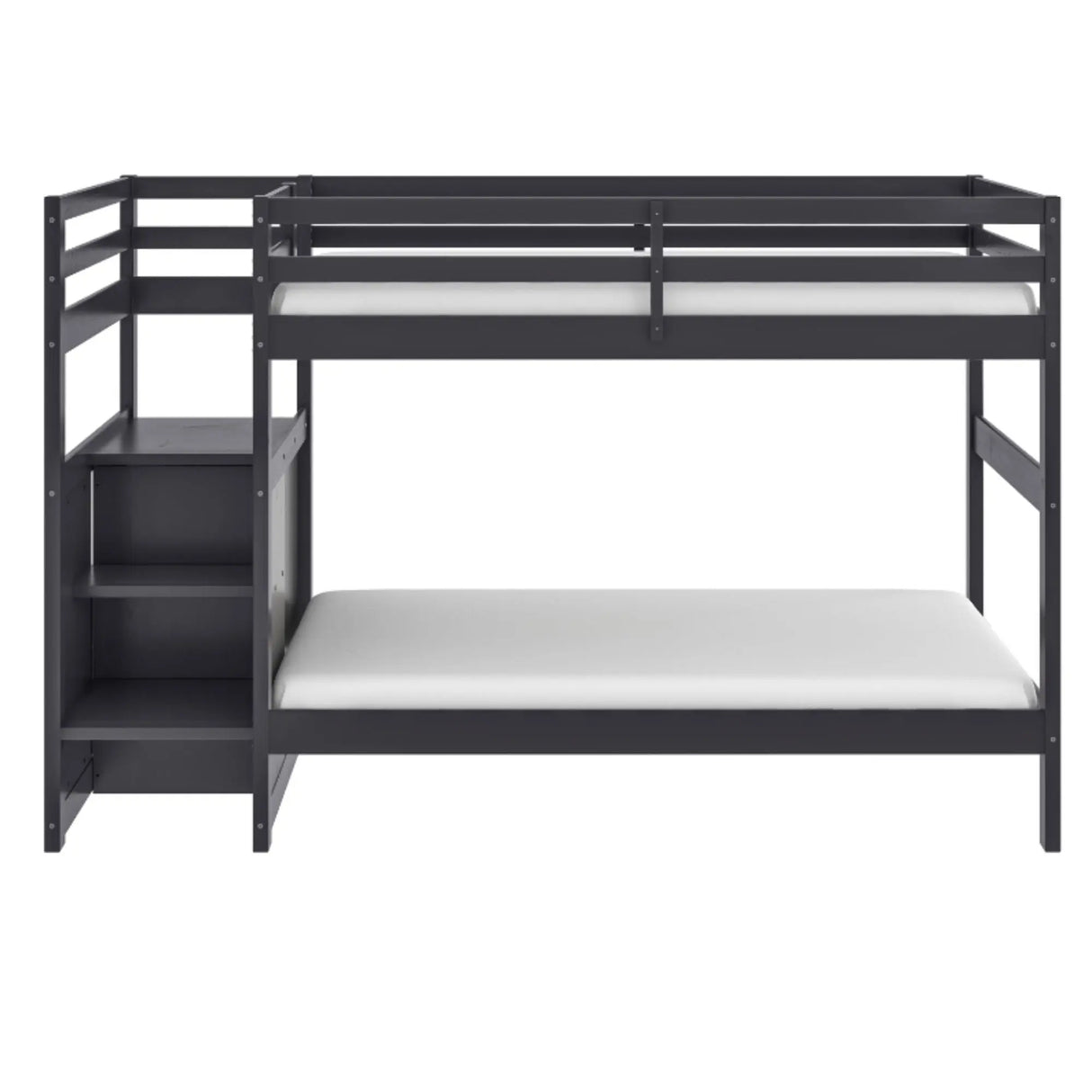 Stairway Twin over Twin Bunk Bed M.A.Z