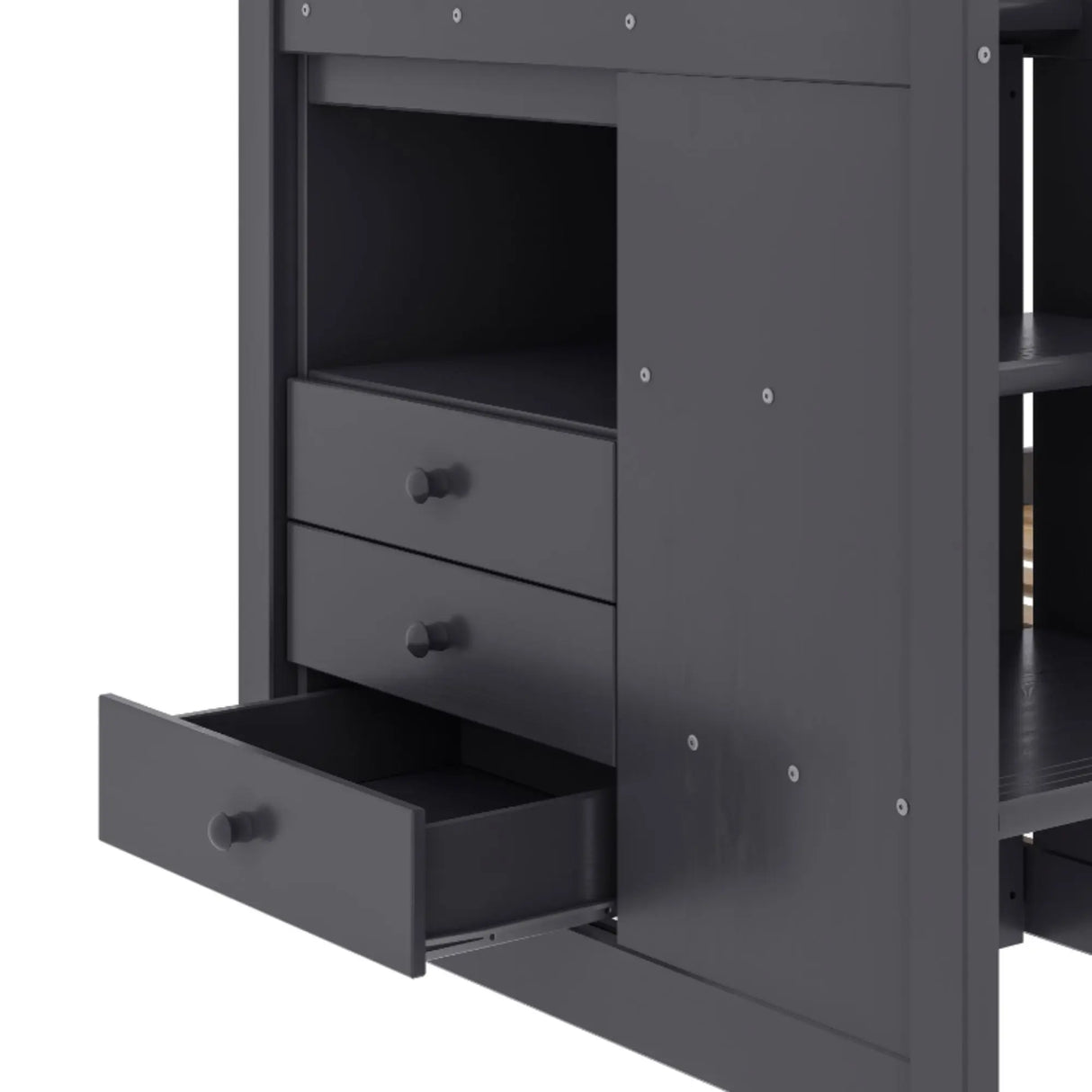 Stairway Twin over Twin Bunk Bed M.A.Z