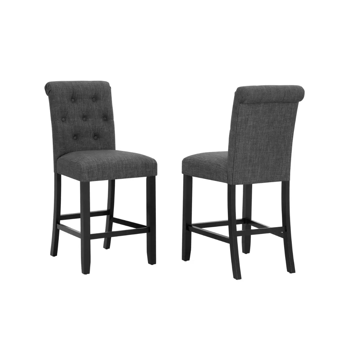Stella Barstool Set in Grey Brassex