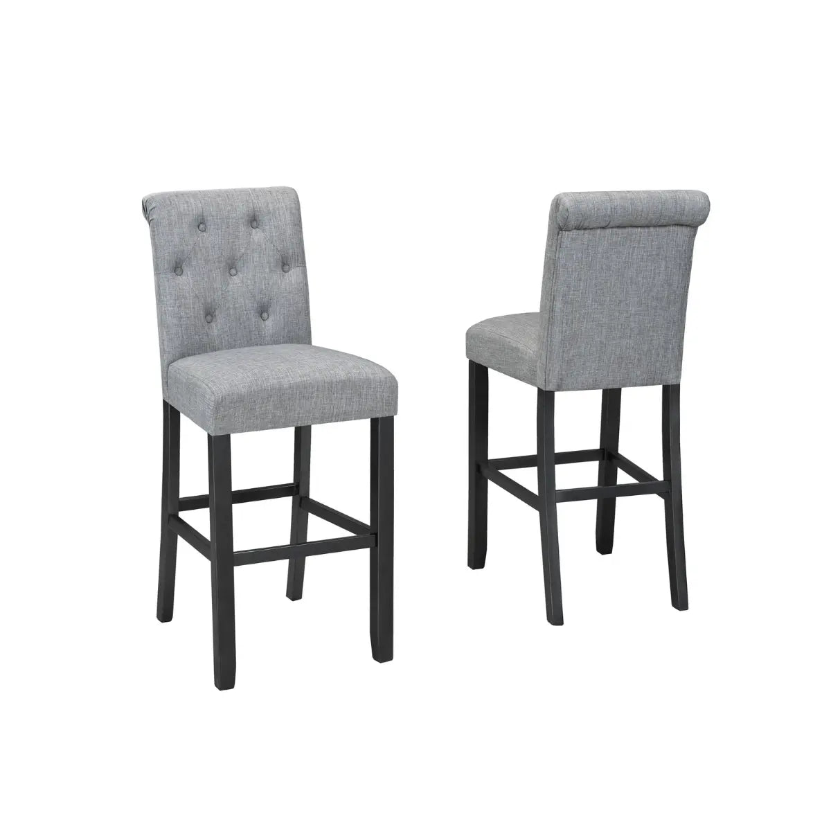 Tinga Barstool Set in Grey Brassex