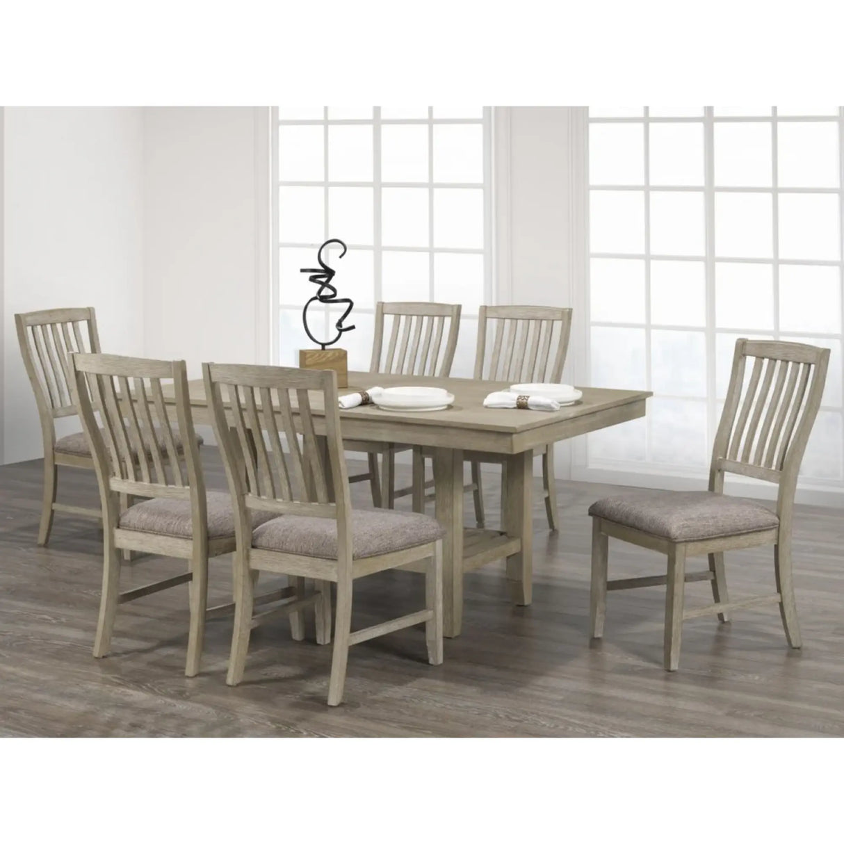 Victory Dining Set in Champagne Brassex