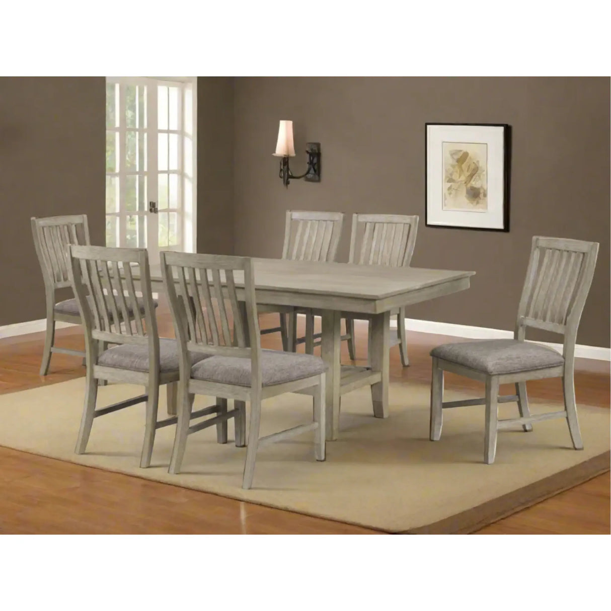Victory Dining Set in Champagne Brassex