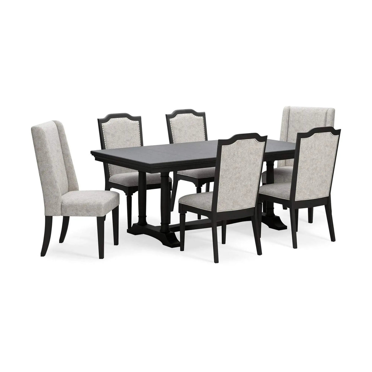 Ashley Welltern Dining Set in Black Signature Design by Ashley