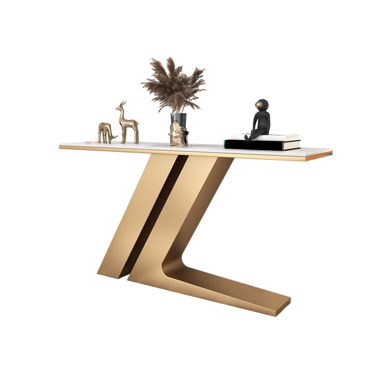 Z Marble Console Table