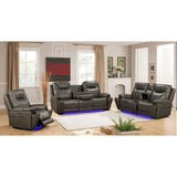 10308 Genuine Leather Power Recliner Set VFI