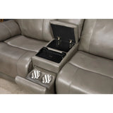 10308 Genuine Leather Power Recliner Set VFI
