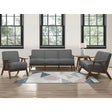 Damala Collection 3 pc Fabric Sofa Set 1138 - Complete Home Furnish