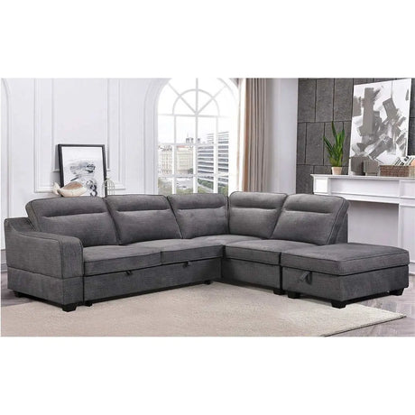 9010 Sofa Bed Sectional in Grey IF