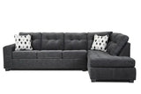 A&C Furniture 2pc RHF Fabric Sectional 1212 A & C Furniture