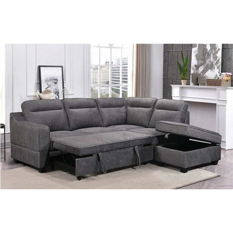 9010 Sofa Bed Sectional in Grey IF