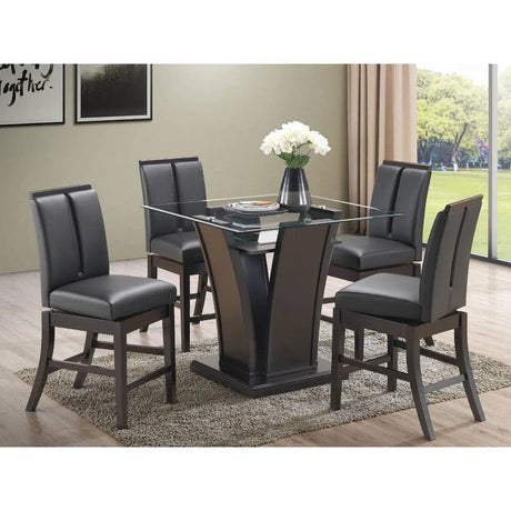 Roxanne 5pc Dining Set in Black Matrix Furniture