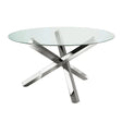 Helen Round Dining Table Chrome Xcella