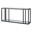 Caspian Console Table Black Metal Xcella