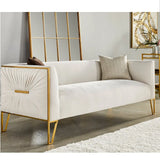 Truro Sofa Matte Gold Xcella