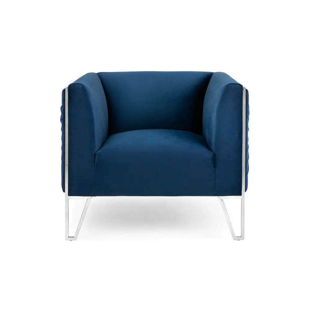 Truro Accent Chair in Blue Xcella